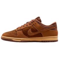 Nike Dunk Low Retro Premium Šviesiai Britiško Rudo Atspalvio Šviesiai Šokoladinės Spalvos Baltos Unisex IB7746-200 EU 45.5 brown