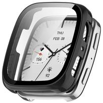 For Amazfit Active 2 square Watch Protective Case With Screen Tempered Glass 2-in-1 Protector Watch Protection Cover With Film For Active2 Square juoda