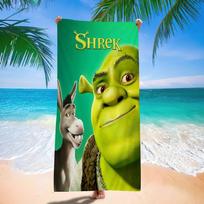Klasikiniai Mielas Animacinis S-Shrek Dideli Mikropluošto Paplūdimio Rankšluosčiai Greitai Džiūstantis Rankšluostis Smėlio Paplūdimio Rankšluosčiai Baseino Rankšluostis Kelionei Plaukiojimui Baseine Jogai W100*H170(CM) yellow