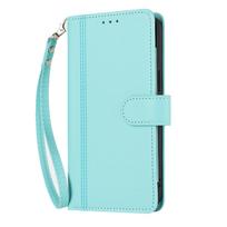 Odinė piniginė su atverčiamu dangteliu, skirta XiaoMi RedMi Note 15 14 14S 13 12 12R 12T 11 11S 10 10S 9 9S Pro Plus Max Turbo 4G 5G, PU, su 9 kortelių laikikliais, riešo dirželiu RedMi Note 12 Turbo 5G mėtinė
