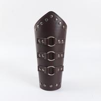 Medieval PU Leather Bracelets Viking Armor Arm Warmers Archery Arm Protection Option 1