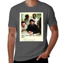 One Flew Over The Cuckoos Nest Tshirt Anime T Shirts Oversize T Shirt Unisex Casual Tshirt 4XL black