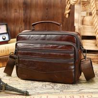 Retro Small Square Bag with Multiple Compartments, Single Shoulder Bag, Suitable for Casual, Business or Commuting Use. kava