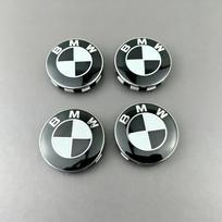 4 vnt. 68mm 56mm Automobilių ratų stebulės ratlankio dangteliai Emblemėlė Bmw M E46 E90 F10 F30 E87 F20 G20 E60 E39 E92 F11 F31 E61 F25 E36 4pcs 56mm juoda balta spalva