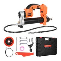 VEVOR Akumuliatorinis tepalinis pistoletas, maksimalus slėgis 8000 PSI, Elektrinis tepalinis pistoletas su LED lempute ir 35,4 colio ilgio žarna, Suderinamas su 18V Makita akumuliatoriais 38 x 21 x 7.5 cm