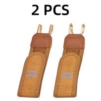 2 vnt. Reguliuojamas diržas be sagties, kabliukas, Elastingas Velcro juosmens sagties diržas, vyriška dovana, Laisvalaikio diržas su sagtimi brown