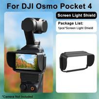 For DJI Osmo Pocket 4 Accessories Kit, Protective Case Storage Bag Mini Tripod, Portable Vlogging Set for Content Creators black