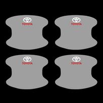 4Pcs/Set Transparent Car Handle Protective Film Car Door OP37 Stickers On Car For Toyota Corolla Camry Rav4 Yaris hilux Prius Auris
