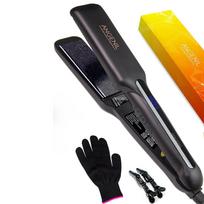 Ceramic Hair Curler Straightener 2in1 Ionic Technology + Free Qv