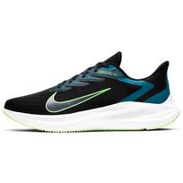 Nike Zoom Winflo 7 Black Valerian Blue Sneakers casual CJ0291-004 45 black
