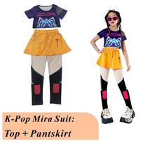 Kostiumų rinkinys Auksinė medžiotoja Rumi Zoey Mira Cosplay Spausdintas Sceniniai drabužiai Šventės apranga Lorax kostiumas Helovino parduotuvė šalia manęs Kids 150cm orange