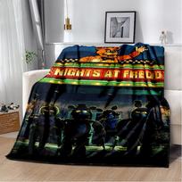 Siaubo žaidimas F-FNAF Freddy Filmas Flanelinis pledas Minkštas šiltas pledas miegamajam svetainei lovai kelionei stovyklavimui iškylai Dovana 100x150cm