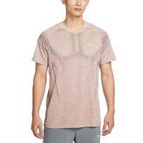 Nike Dri-FIT ADV Stride Lengki Atspindintys Kvėpuojantys Bėgimo Marškinėliai Vyriški Viršutiniai Drabužiai IF2089-236 2XL beige