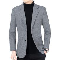 Vyriški rudeniniai iškilmingi drabužiai Blazeriai Paltai Kašmyras Verslo laisvalaikio švarkai Vyriški Slim Fit Blazeriai Vyriški drabužiai 4XL XXXXL gray