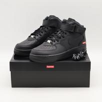 FZ8784-001 Supreme Nike Air Force 1 Mid Black FW24 (Men's) 10.5 black
