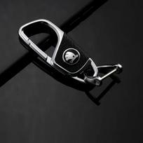 Automobilio raktų pakabukas Skoda Karoq Kamiq Octavia Rapid Fabia Kodiak Spaceback Superb 2 Kodiaq 1 Yeti Raktų sagtis Grandinėlė Stilius dncp95 black