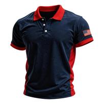 Men's Summer Print Short Sleeve Lapel Shirt Men's Casual Fashion Shirt XXL gray