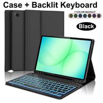 Dėklas, skirtas Samsung Galaxy Tab A11 Plus 11 colių, Nuimamas Bluetooth klaviatūros dėklas, skirtas Samsung Tab A11+ SM-X230/235/236B/310/315 Tab A11 Plus 11inch&English keyboard