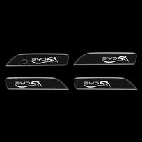 4Pcs Car Door Handle Decal Wrap Protective Film for Byd Inside outside