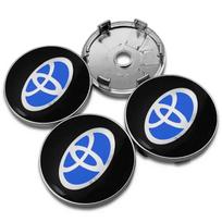 4 vnt. 60 mm automobilio stiliaus ratlankių centriniai dangteliai, ratlankio dangtelis, ženklelis, emblema, Toyota Corolla Yaris Auris CHR Rav4 Avensis priedams 60MM