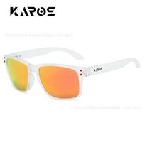 Polarized Fishing Sunglasses Bass Casting Kayaking Driving Outdoor Sports UV400 TAC Lens PC Frame Full Rim Multi-Color White Red Single Pair YZ2011 orange