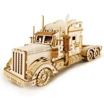 3D dėlionė Mechaniniai mediniai statybiniai rinkiniai Surinkimo žaislas Dovana vaikams Suaugusiesiems MC502 Heavy Truck
