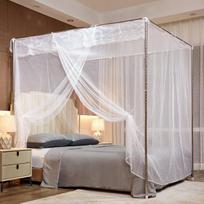 „Palace Style Princess“ tinklelis nuo uodų dvigulei lovai – storas, užšifruotas, paryškintas grindų laikiklis 1.2m x 2.0m Bed