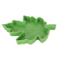 Klevo lapo formos roplių vandens padavimo indelis Plastikinis augintinio maitinimo dubenėlis Gėrimo padėklas gekonams, driežams L(for 6.5-9kg)