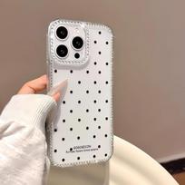 Apyrankės Grandinėlės Telefonų Dėklas iPhone 17 16 15 13 14 for 17Air 17 12 14 16 Pro 17 14 16 Pro Max Kibirkščiuojantis Deimantas Mielas Raštas Kietas Dangtelis Su Virvele iPhone 17 gryna
