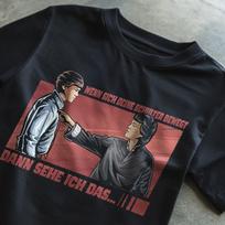 Karate Tiger No Retreat No Surrender Movie Quote Retro 80s 90s T-Shirt 3XL brown