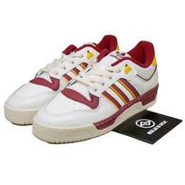 adidas Rivalry 86 Low Balti Kolegiška Bordo Spalvos Įgulos Geltoni - IE7159 EU 44.5 balta