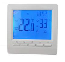 Programuojamas temperatūros reguliatorius Kambario termostatas Skaitmeninis LCD ekranas Jutiklinis valdiklis Grindų šildymas Dujinis katilas blue