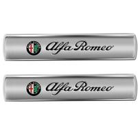 1/2 VNT. 3D Metalinis Automobilio Emblema Galinė Bagažinė Šoninis Langas Kėbulo Lipdukas Alfa Romeo Sportiva Tonale Giulietta Mito 147 Automobilio Aksesuarams FN3 gray