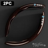 2 vnt. automobilio vairo apdangalas Neslystantis apsauginis dangtelis BMW M 1 2 3 4 5 7 serijoms X1 X3 X4 X5 X6 X7 F10 F30 E46 E60 Automobilio lipdukai black