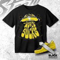 World Sucks Shirt Match Air Max 90 Laser 90, Unisex Shirt Match Sneaker 130 yellow