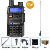 Baofeng Walkie Talkie UV 5R 5W 8W Dual Band Ham Two Way Radio Vhf Uhf FM Radio Handheld Transceiver Hunting 16KM US