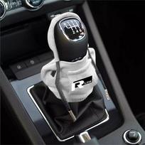 Volkswagen Golf 7 7.5 8 Polo Passat VW Rline GTI Hoody Automobilio Pavarų Perjungimo Rankenėlės Dangtelio Rinkinys Pavarų Neslystantis Prakaitui Sugeriantis Svitero Apdaila 2pcs
