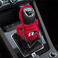 Volkswagen Golf 7 7.5 8 Polo Passat VW Rline GTI Hoody Automobilio Pavarų Perjungimo Rankenėlės Dangtelio Rinkinys Pavarų Neslystantis Prakaitui Sugeriantis Svitero Apdaila 2pcs
