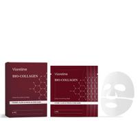 Kolageno drėkinamoji kaukė Kasdieniam švelniam veido odos švytėjimui Atnaujinanti Drėkinanti 4pcs brown