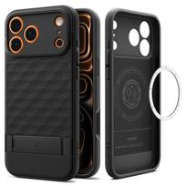 Juodas 3D dėklas Spigen Parallax "S" Mag Magsafe telefonui Apple Iphone 17 PRO MAX / 18 PRO MAX