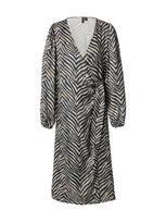 VERO MODA Suknelė 'VMVina' brokato spalva / juoda / balta