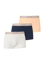 Calvin Klein Underwear Boxer trumpikės tamsiai mėlyna / šviesiai pilka / abrikosų spalva