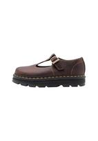 Dr. Martens Balerinos su dirželiais 'ZebZag' tamsiai ruda