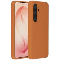 Accezz skysto silikono dėklas su MagSafe, skirtas Samsung Galaxy S26 Plus – oranžinis
