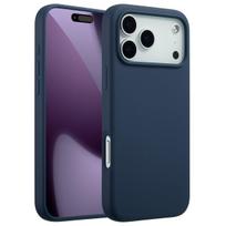Accezz skysto silikono dėklas su MagSafe, skirtas iPhone 17 Pro Max – tamsiai mėlynas