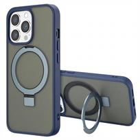 Accezz žiedinis stovas su nugarėlės dėklu ir MagSafe, skirtas iPhone 13 Pro Max – Mėlynas