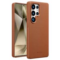 Accezz MagSafe odinis nugarėlės dėklas, skirtas Samsung Galaxy S25 Ultra – Sienna Brown