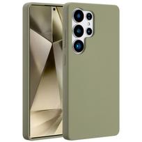 Accezz skysto silikono dėklas su MagSafe, skirtas Samsung Galaxy S25 Ultra – Cooper Green