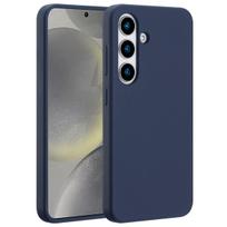 Accezz skysto silikono dėklas su MagSafe, skirtas Samsung Galaxy S25 – tamsiai mėlynas