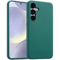 Accezz skysto silikono dėklas, skirtas Samsung Galaxy S24 – tamsiai žalias